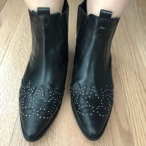 Black Womens Boots size 9.5